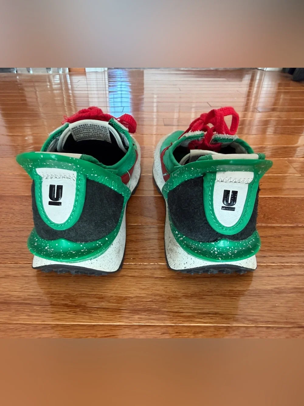Nike Daybreak Undercover Jun Takahashi Lucky Green Red sneakers W9 / M7.5 - Picture 3 of 4